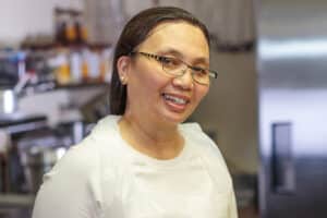 chef in the kitchen at Primrose Post-Acute