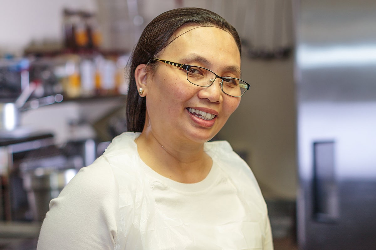 chef in the kitchen at Primrose Post-Acute