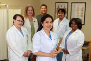 Nurses and caregivers at Primrose Post-Acute