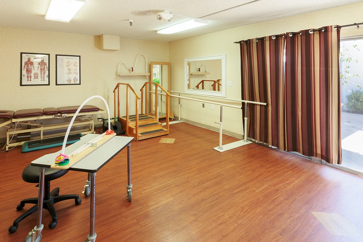 the rehab gym at Primrose Post-Acute
